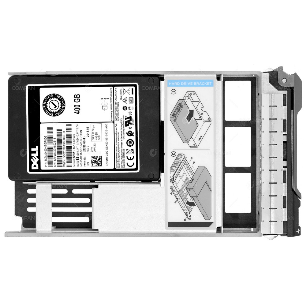 MFC6G LFF  DELL SSD 400GB SAS 12G 3.5" LFF FOR DELL POWEREDGE G11-G13